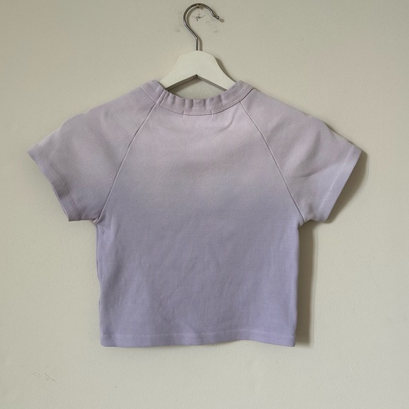 Madhappy Ribbed Baby Tee In Serenity Size S - Picture 2 of 4